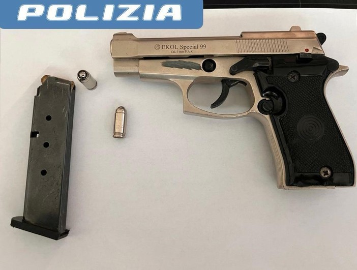 Arrestato a Omegna 40enne con pistola a matricola abrasa