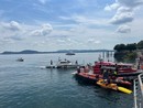 Incendio su una nave passeggeri, esercitazione sul lago Maggiore