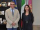 Il questore Giancarlo Conte e la nuova dirigente Chiara Emanuela Sollena