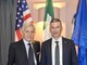 A sinistra il dott. Antonio Rinaudo a destra presidente Club avv. Claudio Carlini A sinistra il dott. Antonio Rinaudo a destra presidente Club avv. Claudio Carlini