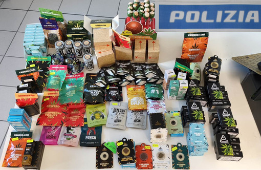 Controlli della polizia nei cannabis shop: nel Vco due denunce e sequestro di prodotti illegali