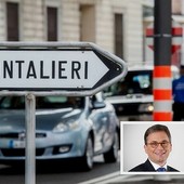 Nel riquadro il consigliere di Stato Christian Vitta