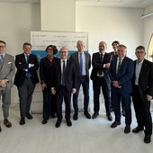 Nella foto da sinistra: Impaloni, Robiglio, Carrà, Bona, Santarella, Giovanardi, Capra, Ciccioni, Sartoretti, Ferraris