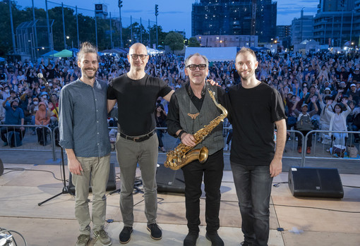 Hurricane Trio in concerto con il sassofonista Chris Collins a Omegna