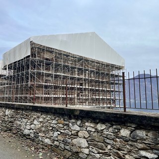 Villa Poss, passi avanti del cantiere