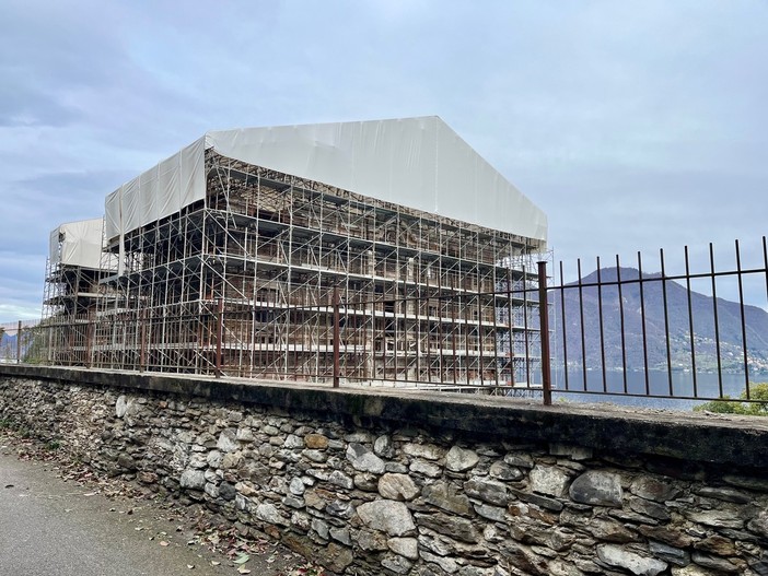 Villa Poss, passi avanti del cantiere