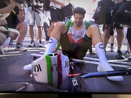 Tour de France, Filippo Ganna chiude secondo nella cronosquadre d'apertura Tour de France, Filippo Ganna chiude secondo nella cronosquadre d'apertura