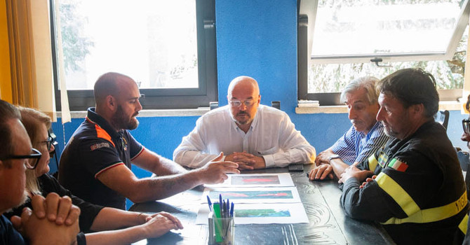 La riunione svoltasi a Piedimulera La riunione svoltasi a Piedimulera