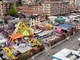 Spettacolo pirotecnico al Luna Park in Piazza Fratelli Bandiera