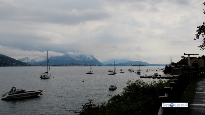 Torna a salire il livello del lago Maggiore