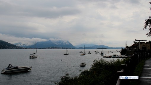 Torna a salire il livello del lago Maggiore