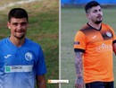 Foto: Pasin (Virtus Villa) e Salzano (Bagnella) in gol contro Sizzano e Vogogna