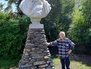 Completato il restauro dei busto di Garibaldi nel parco giochi di Trobaso