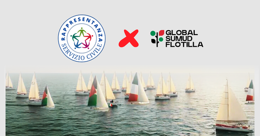 La Rappresentanza degli operatori volontari del Servizio Civile Universale sostiene la Global Sumud Flotilla