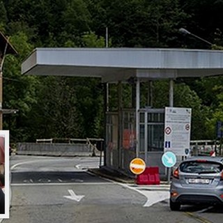 Il posto di confine di Ponte Ribellasca, nel riquadro Antonio Locatelli