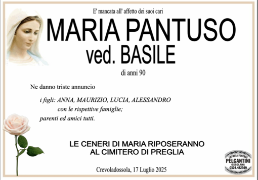 Maria Pantuso ved. Basile di anni 90