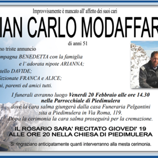 Gian Carlo Modaffari di anni 51