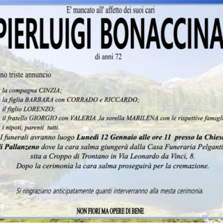 Pierluigi Bonaccina 72 anni