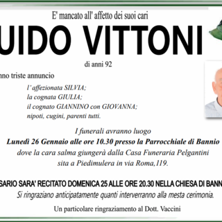 Guido Vittoni di anni 92