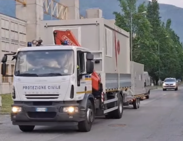La protezione civile del Vco in campo per l’Adunata Alpina: operativa a Biella con la cucina mobile