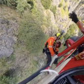 Val Grande, due escursionisti tedeschi in difficoltà recuperati con l'elicottero dei Vigili del Fuoco