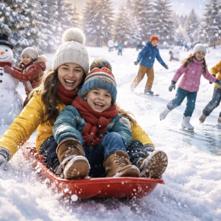 Avventure Natalizie Invernali Che Mantengono i Bambini Attivi e Sorridenti