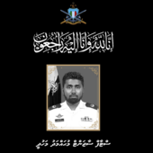 Il post sui social della Maldives National Defence Force