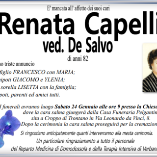 Renata Capelli di anni 82