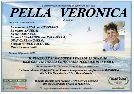 Pella Veronica di anni 25