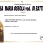 Rosa Maria Ossola ved. Di Battista di anni 86