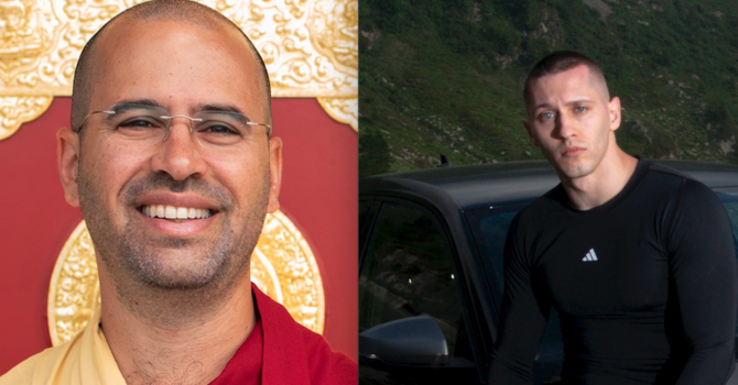 Lama Michel Rinpoche e Massimo Pericolo