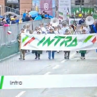 Anche gli Alpini di Intra alla sfilata di Genova VIDEO