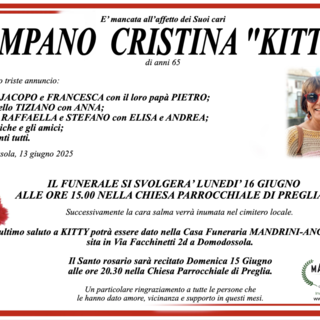 Campano Cristina &quot;Kitty&quot; di anni 65