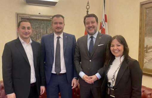 Trasporti, esponenti piemontesi della Lega incontrano il ministro Salvini