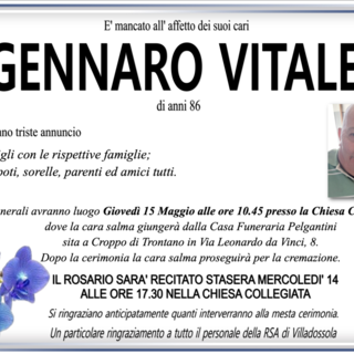 Gennaro Vitale di anni 86