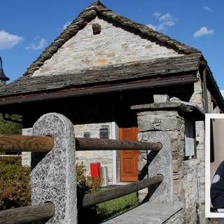 La sede dei pescatori a Villadossola, nel riquadro Gian Mauro Bertoia
