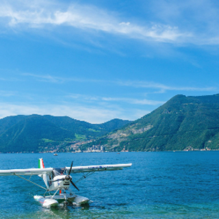 Dal Lago Maggiore parte il Giro d’Italia in idrovolante