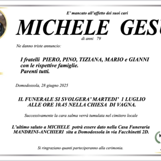 Michel Gesù di anni 79