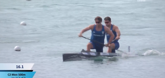 Buona la prima per Carlo Tacchini e Gabriele Casadei ai Mondiali di Canoa