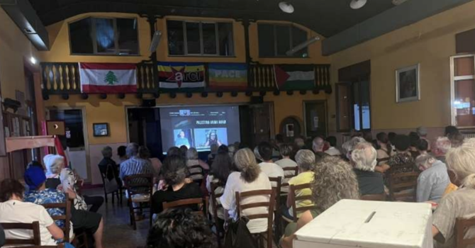 Verbania, sala gremita per "Palestina Anima Mundi"