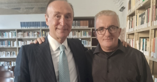 In foto: da sinistra Gianpiero Samuri e Marco Saraceno In foto: da sinistra Gianpiero Samuri e Marco Saraceno
