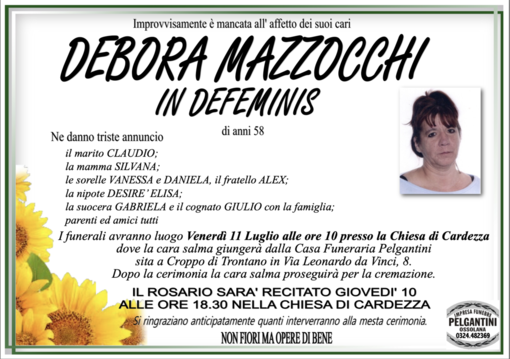 Debora Mazzocchi in Defeminis di anni 58