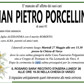 Gian Pietro Porcellini di anni 85