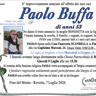 Paolo Buffa di anni 53 Paolo Buffa di anni 53
