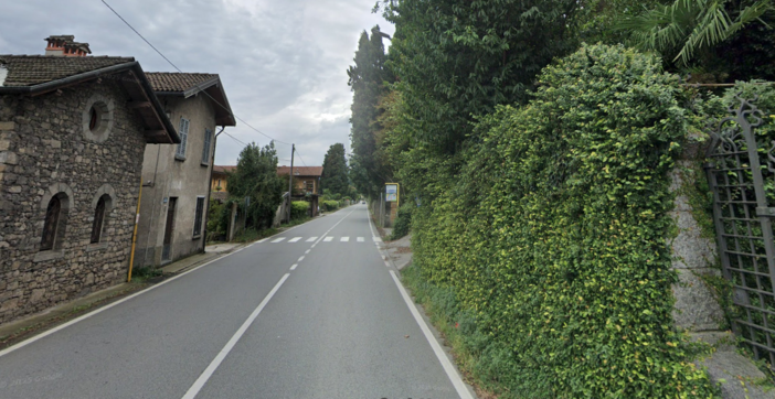 Senso unico alternato sulla strada del Lago Maggiore a Ghiffa per lavori sugli alberi