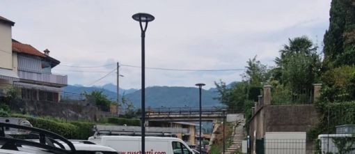 Nuova illuminazione a Oltrefiume e in via Romanico-Roncaro Nuova illuminazione a Oltrefiume e in via Romanico-Roncaro