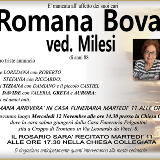 Romana Bova ved. Milesi 88 anni
