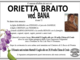 Orietta Braito ved. Bana di anni 72