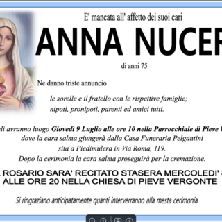 Anna Nucera di anni 75 Anna Nucera di anni 75