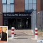 Il Tribunale di Verbania, nel riquadro il senatore Enrico Borghi Il Tribunale di Verbania, nel riquadro il senatore Enrico Borghi